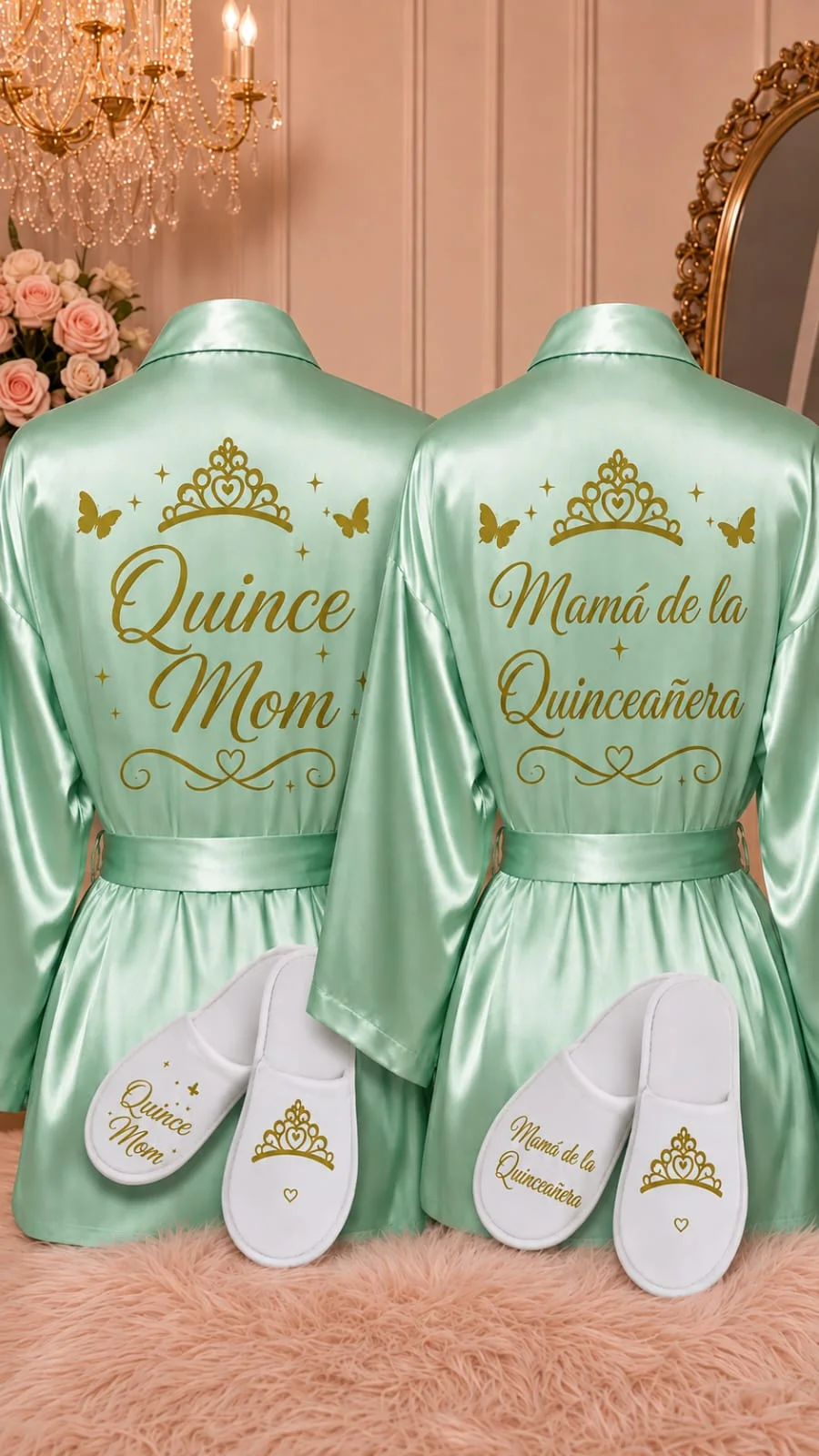 Dress Robe for Quinceañeras Mom -