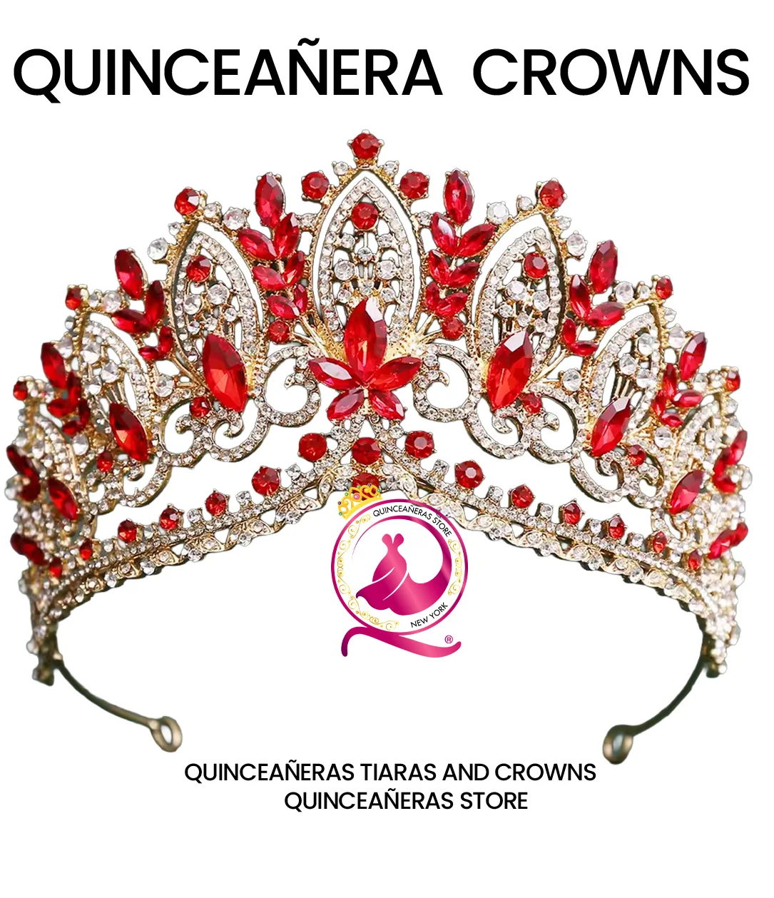 Accessory ELISA Quinceañera Tiaras and Crowns