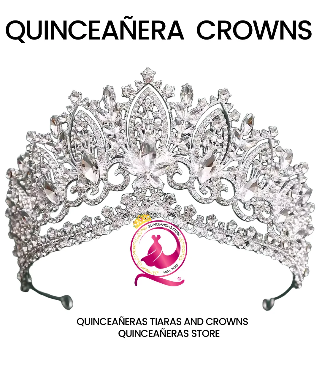 Accessory ELISA Quinceañera Tiaras and Crowns