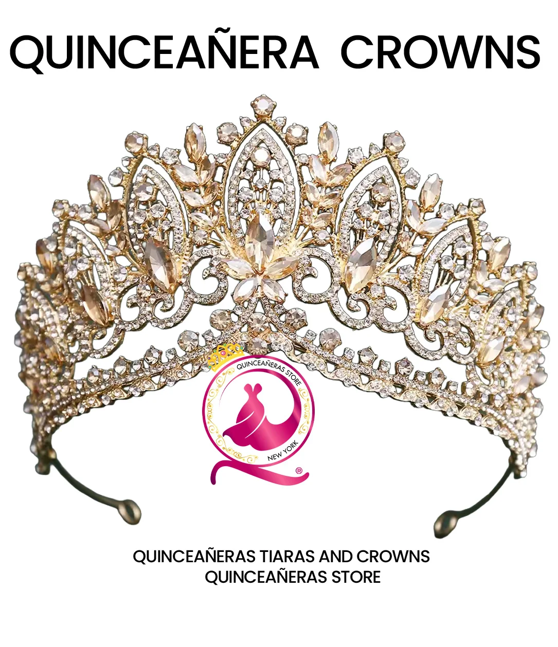 Accessory ELISA Quinceañera Tiaras and Crowns