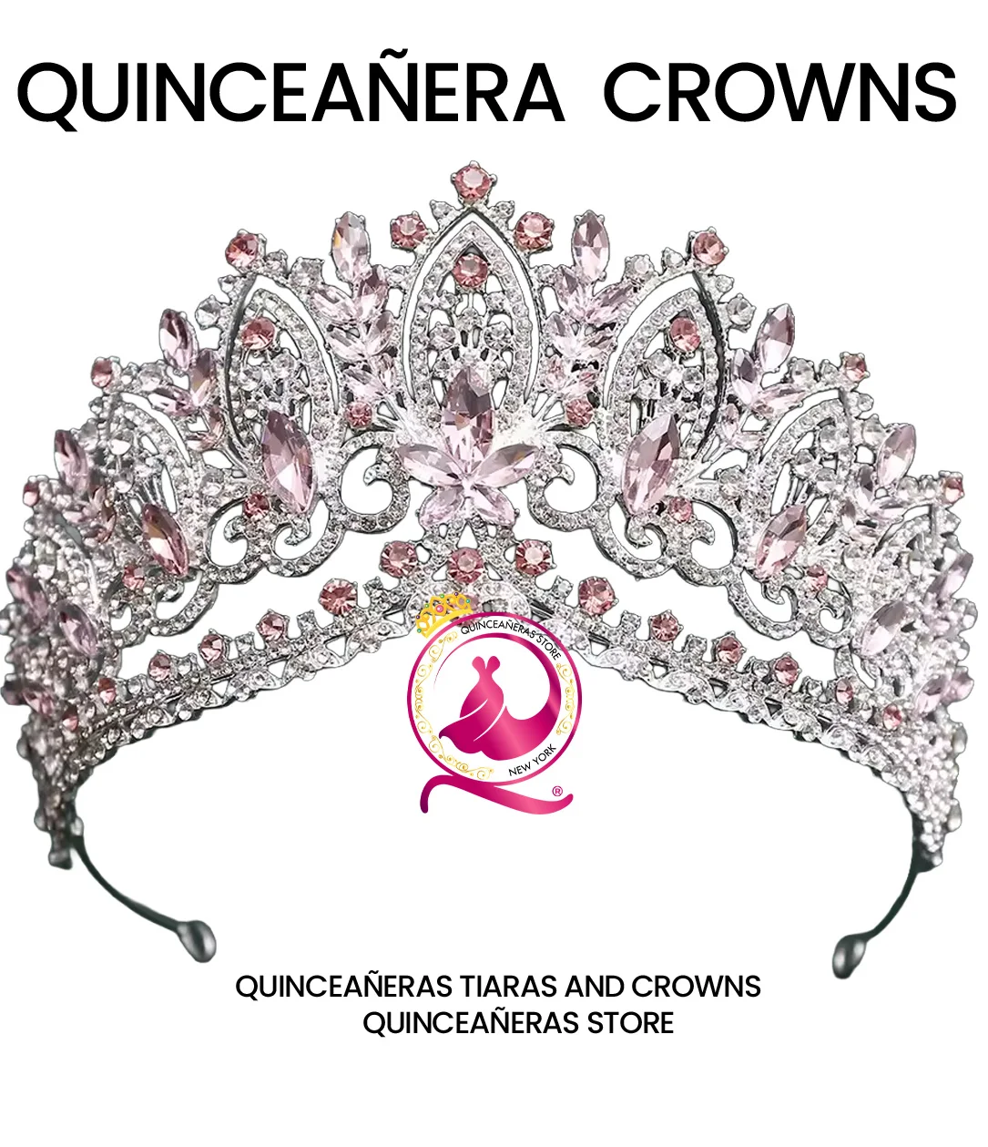 Accessory ELISA Quinceañera Tiaras and Crowns