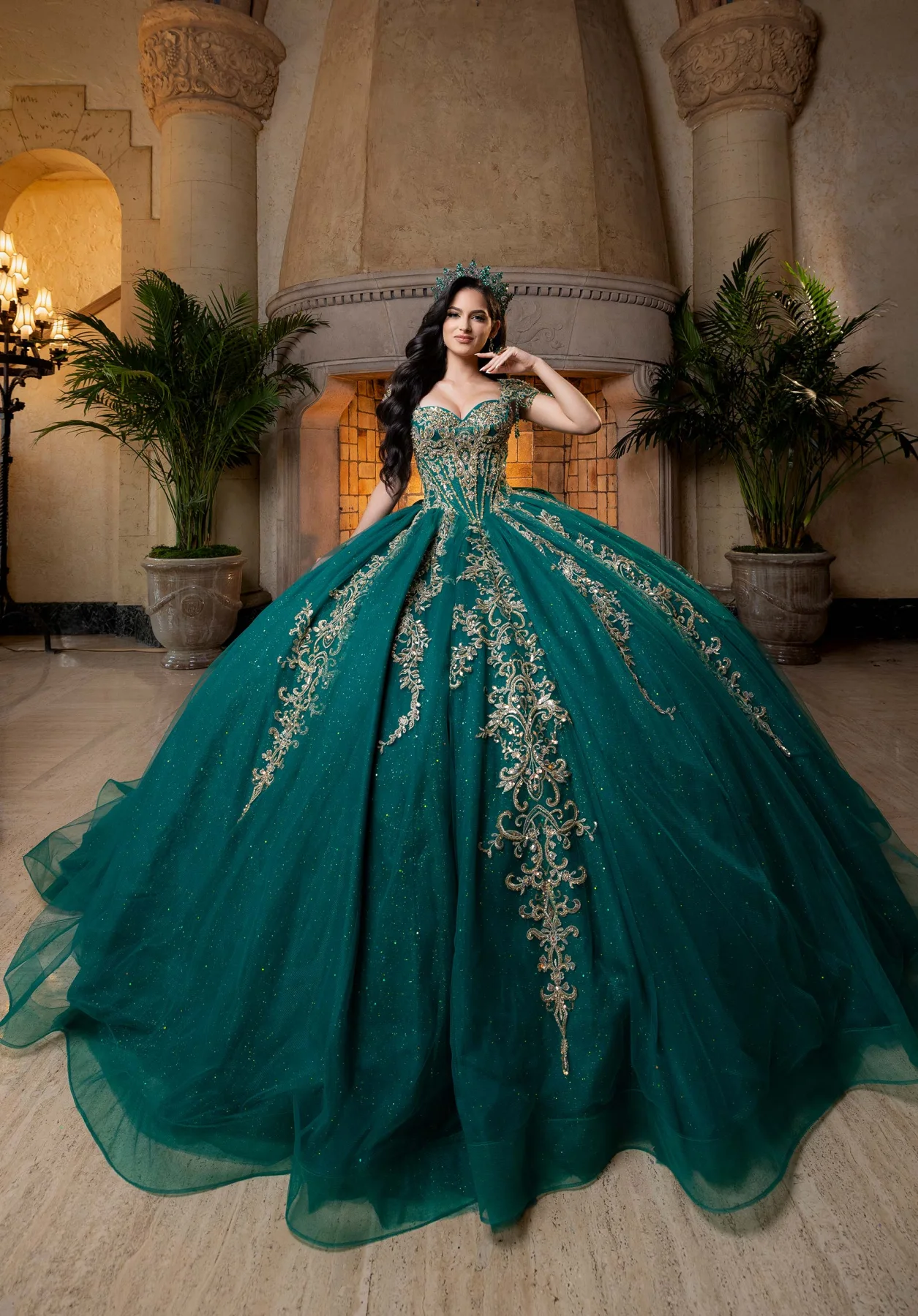 Barbara Quinceañera Dress - fotografía de producto