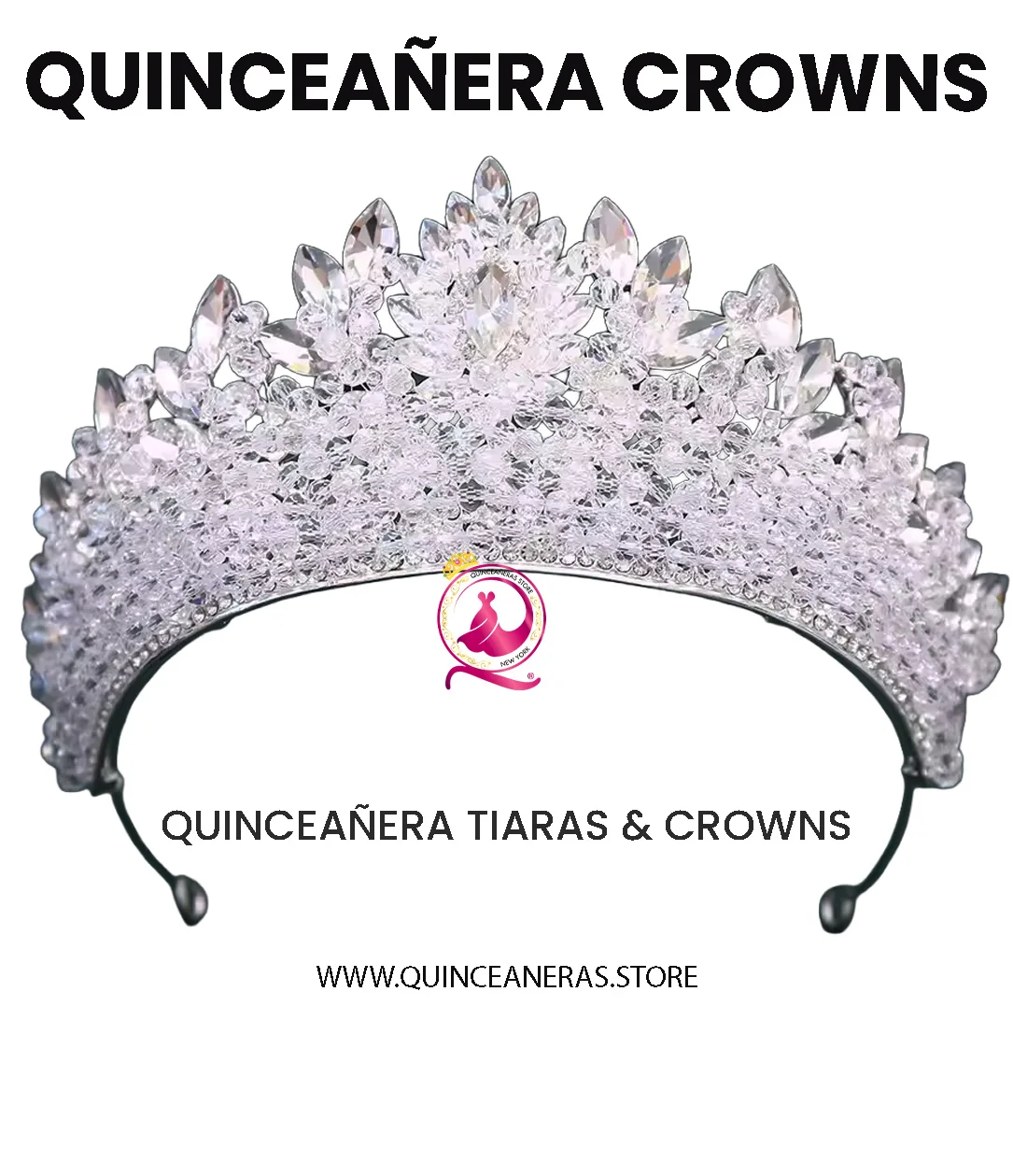 Accessory Valentina Luxury Quinceañera Tiaras and Crowns