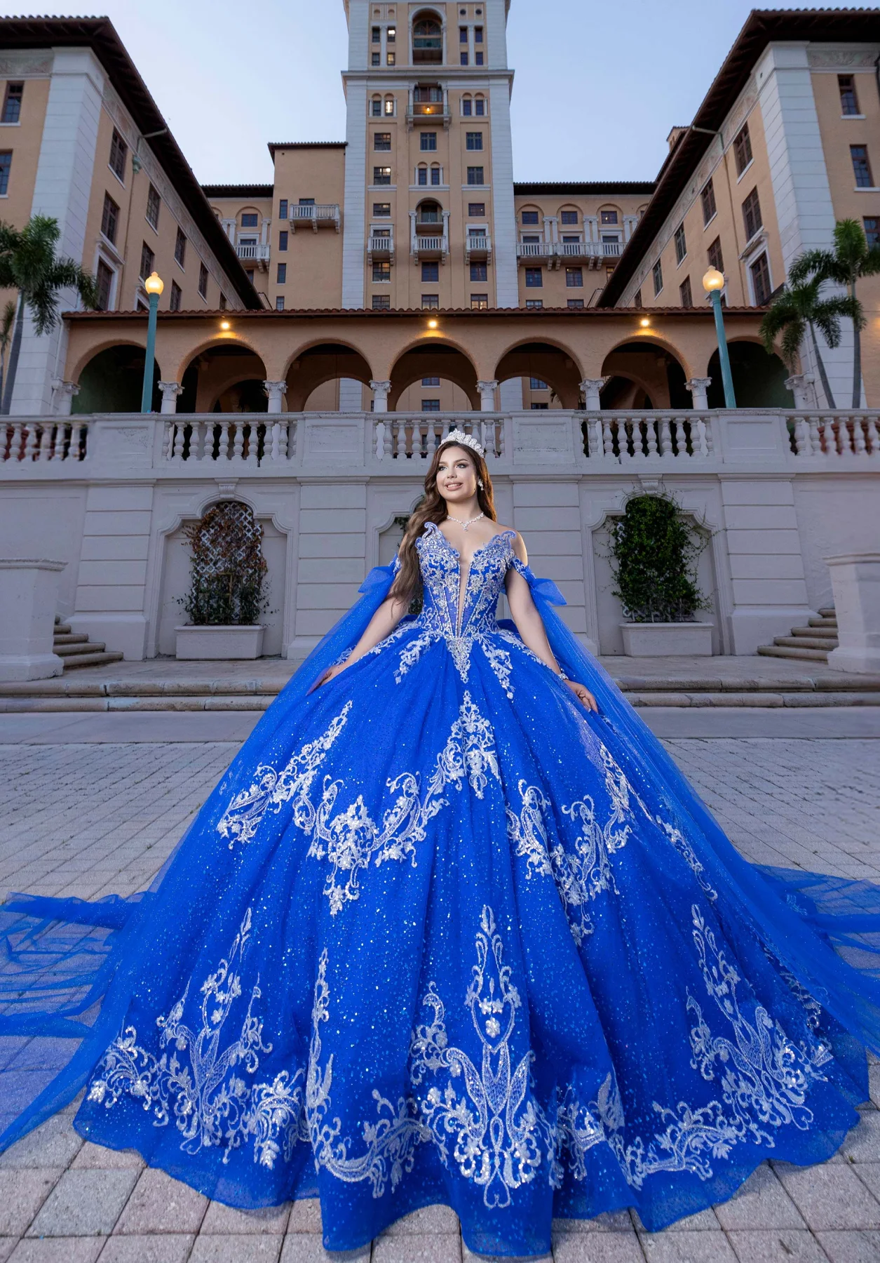 Dress BETHANYQuinceañera Dress, color Blue Royal